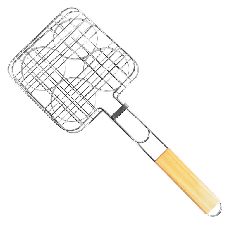 BQ-1139 Factory Customized Barbecue Accessories Mesh Outdoor Bbq Hamburger Grill Net