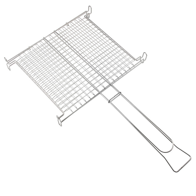 BQ-1161L Barbecue Wire Mesh BBQ Charcoal Grill Mesh with Feet