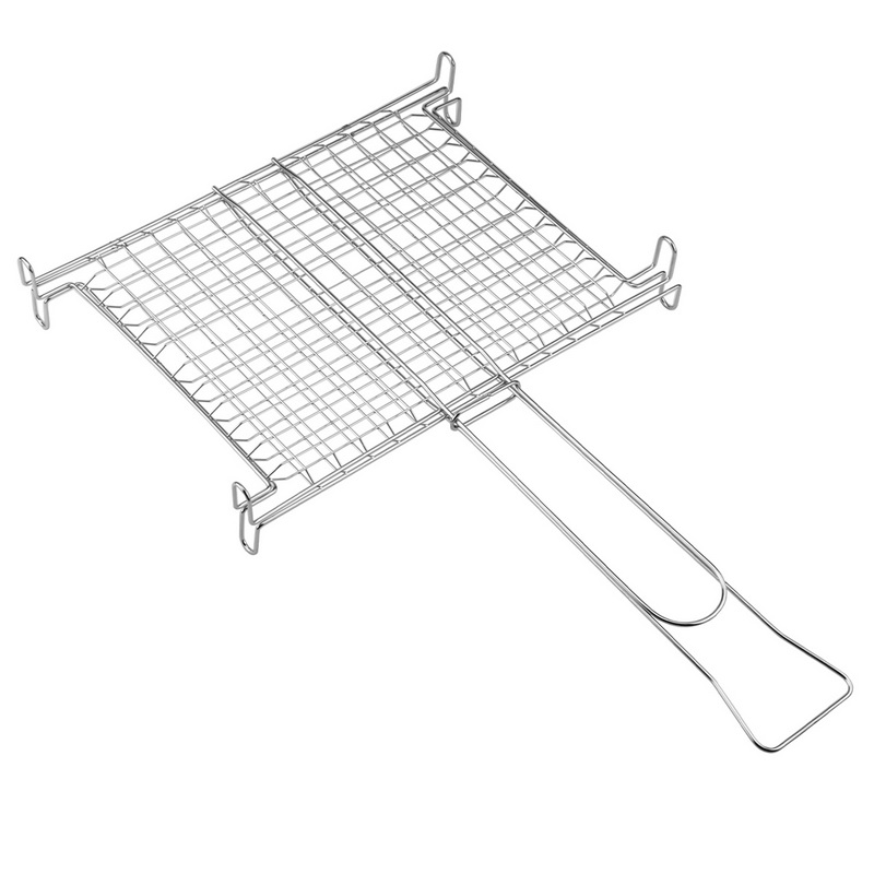 BQ-1161M Hanging Bbq Grill Wire Mesh Tools Stainless Steel Net