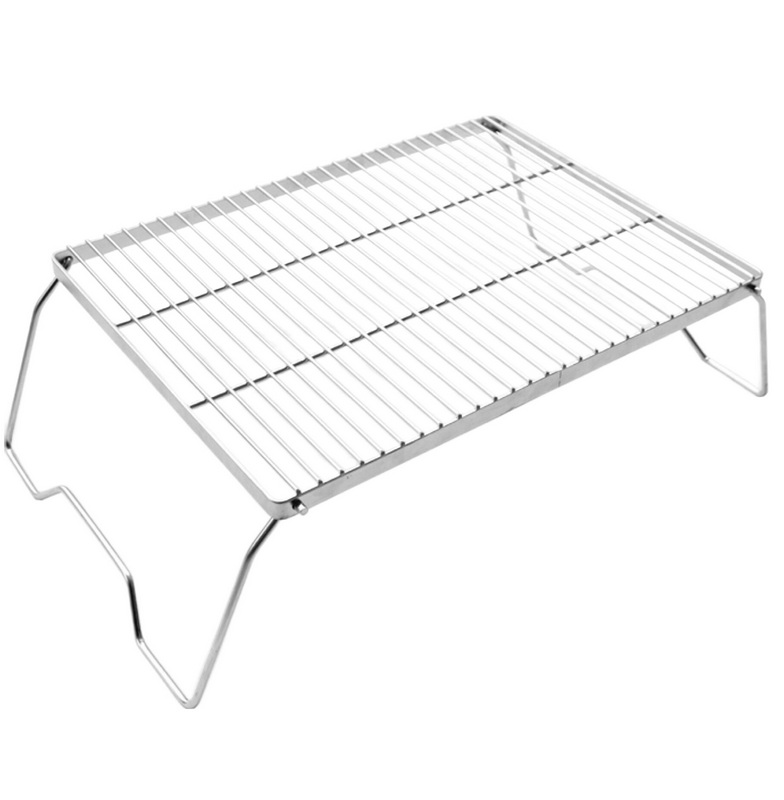 RQ-8112L Charcoal Outdoor Picnic Stove Folding Big Size BBQ Grill Rack For Indoor