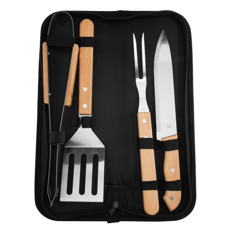 BS-3112A New Design BBQ Grill Tools Set With PP Bag