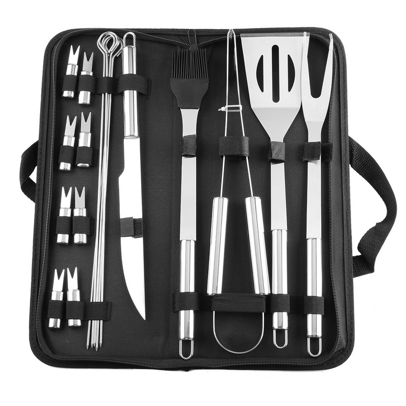 BS-3113A Barbecue Stainless Steel Grill Set Premium BBQ Tools Set