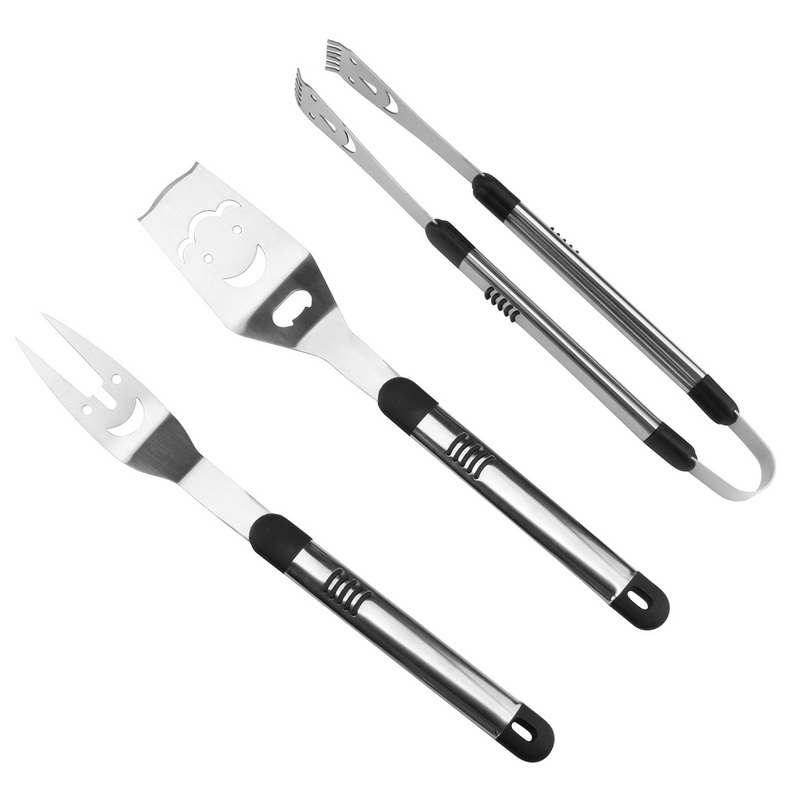 BS-3137 Outdoor Cooking Stainless Steel Barbecue Utensil Tool Outdoor Cooking Grill Kit