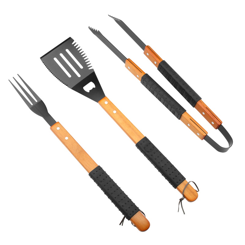 BS-3144 Stainless Steel Bbq Tools Grilling Accessories Portable Non-Stick Bbq Grills Tool Set