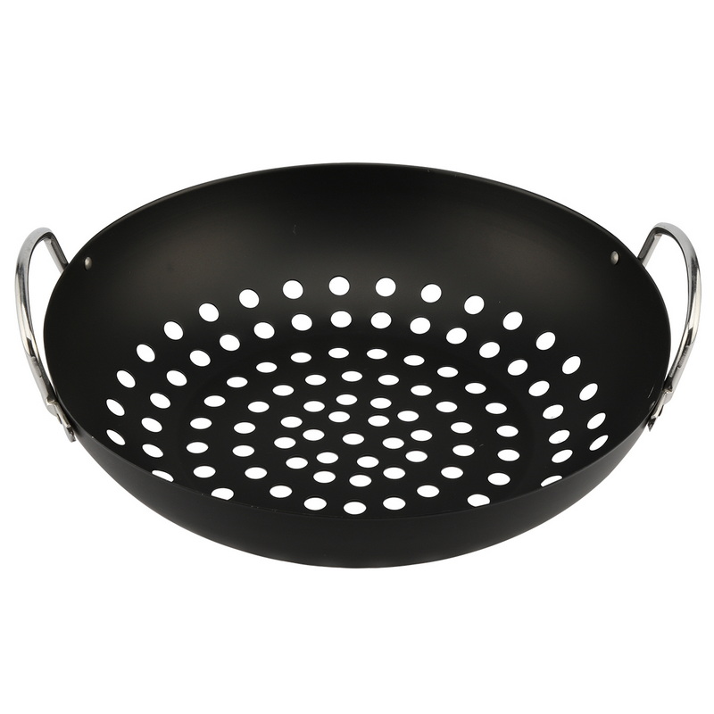 BT-5102 Steel Portable Round Barbecue Broiler Grill Basket
