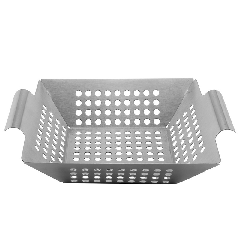 BT-5113S High Quality Barbecue Tools Grilling Mesh Basket Charcoal BBQ Tray Steel Pan