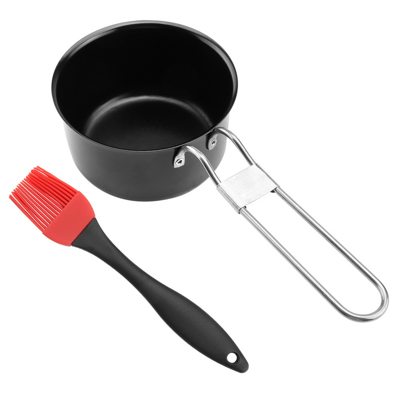 BT-5122 Factory New Product Bbq Tools Sauce Pot And Basting Brush For Outdoor Camping