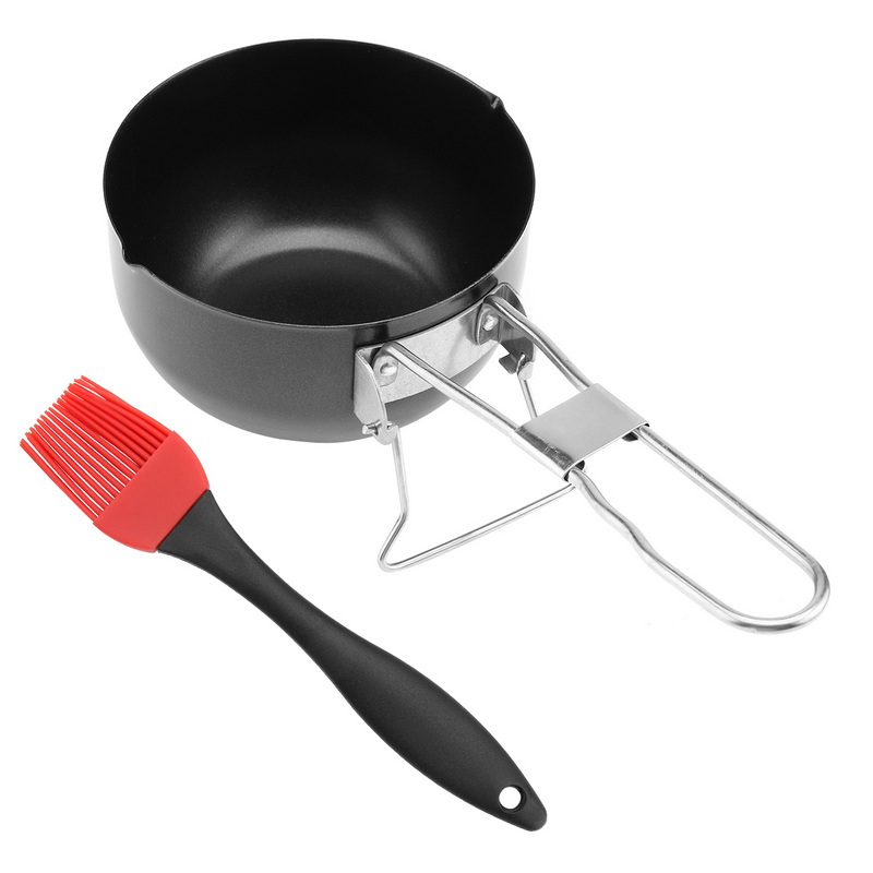 BT-5123 High Quality Outdoor Barbecue Kitchen BBQ Tools non stick frying pan set With Handle