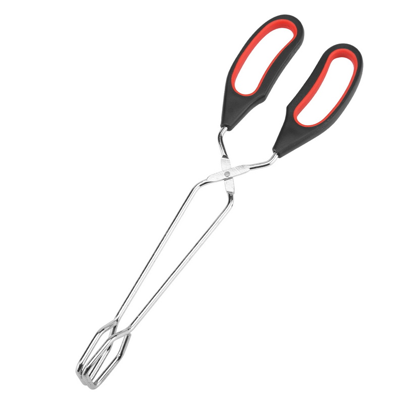 BK-7110M Portable Grilling Scissor Food Tongs Stainless Steel Kitchen Tongs BBQ Clip
