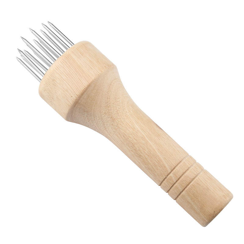 BK-7140 Cheap Wooden Handle Bbq Tools Meat Needles Barbecue Grill Utensils BBQ Needles