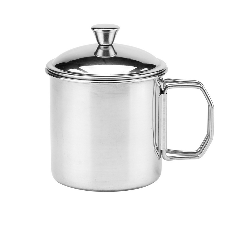 CT-8014S Portable Stainless Steel 304# Coffee Metal Cup Camping Water Drinking Mug For Hiking