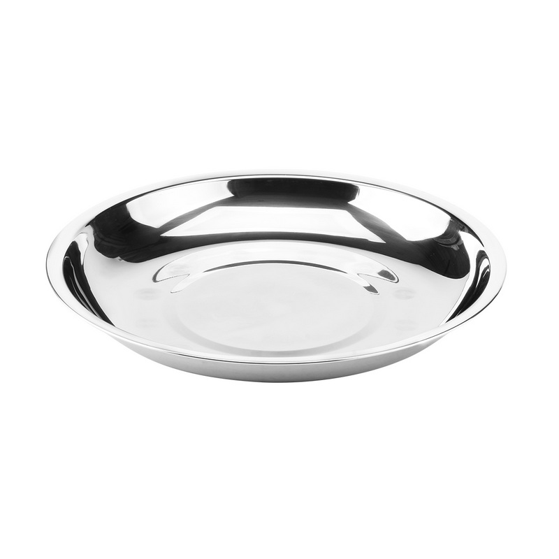 CT-8018 Factory Wholesale BBQ Tools Stainless Steel Plates Kitchen Metal Salad Bowls For Barbecue