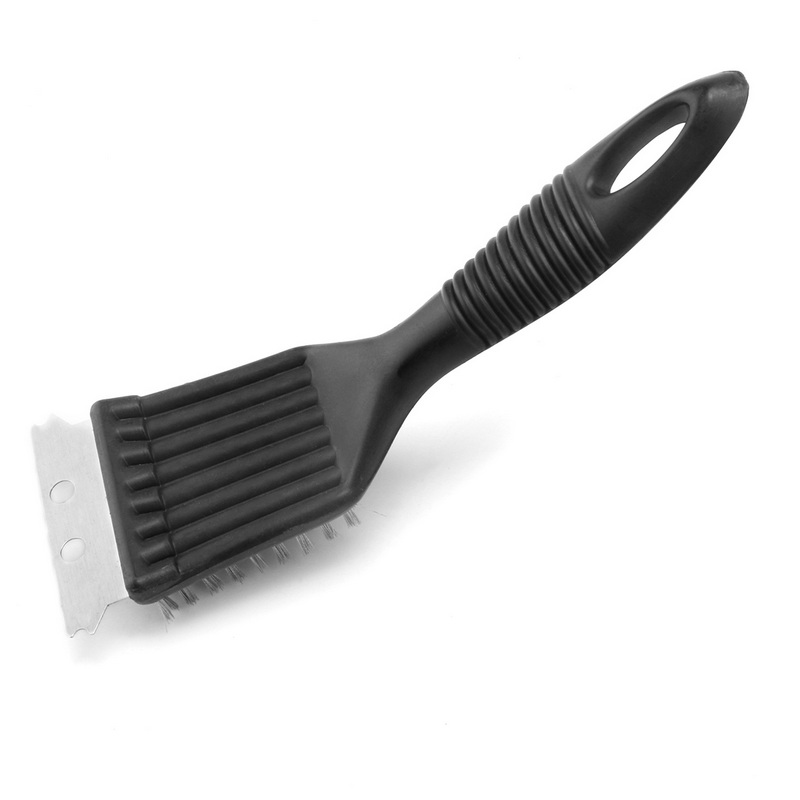 BQ-6105 Portable Hanging Barbecue Wire Cleaning Brush Scraper BBQ Brush With Short Handle