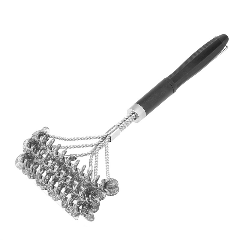 BQ-6128 Bbq Accessories Grill Wire Cleaning Brush And Scraper For Barbecue Clean Stove