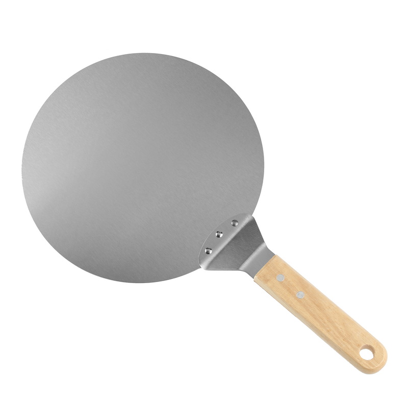 PS-2020 Custom Kitchen Baking Pizza Tools Round Pizza Peel Wooden Handle Food Shovel