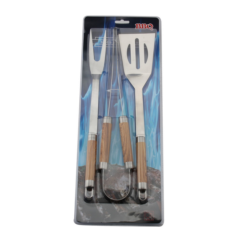 BC-6603 Stock Outdoor Camping Grill Utensils Set Stainless Barbeque Accessories Tool Sets