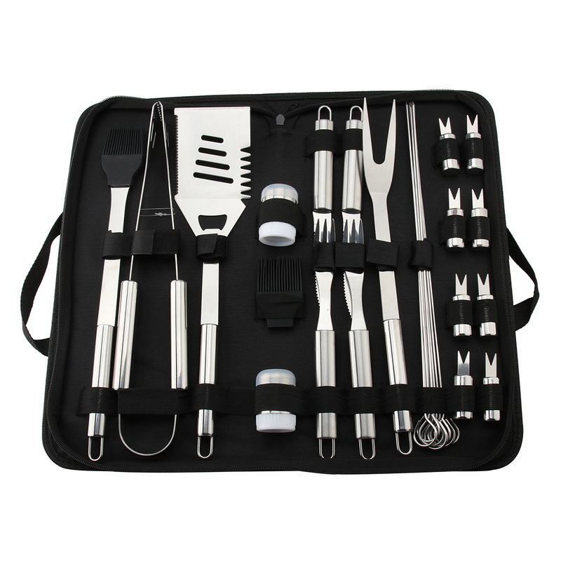BC-6611 Camping Barbecue Tools Grill Accessories Reusable Bbq Grilling Stock Tools Set