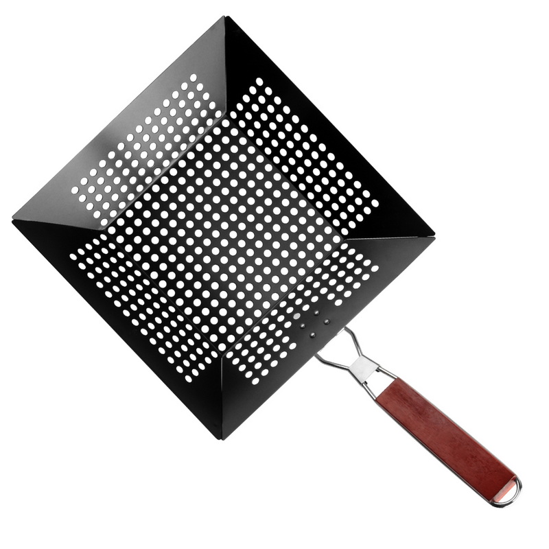 Folding BBQ Basket Pan