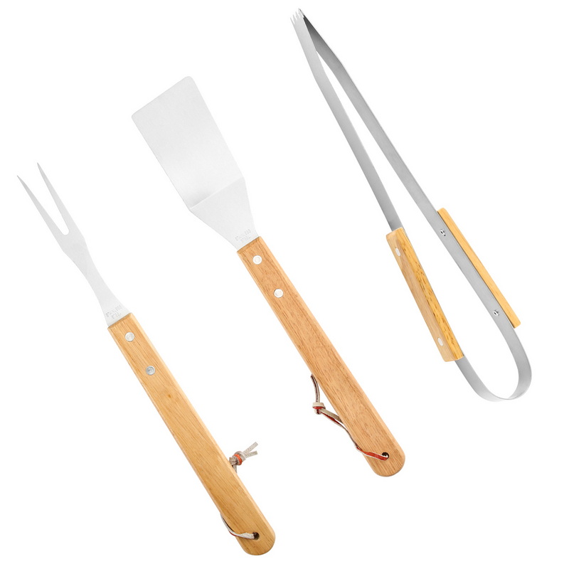 Wood Handle BBQ Tools