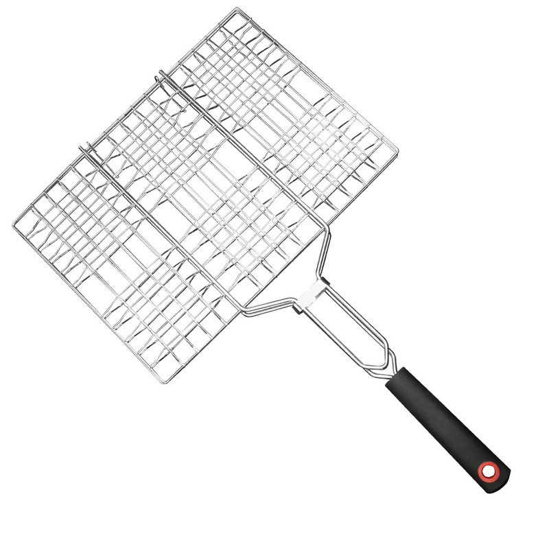 Iron BBQ Grill Mesh Handle