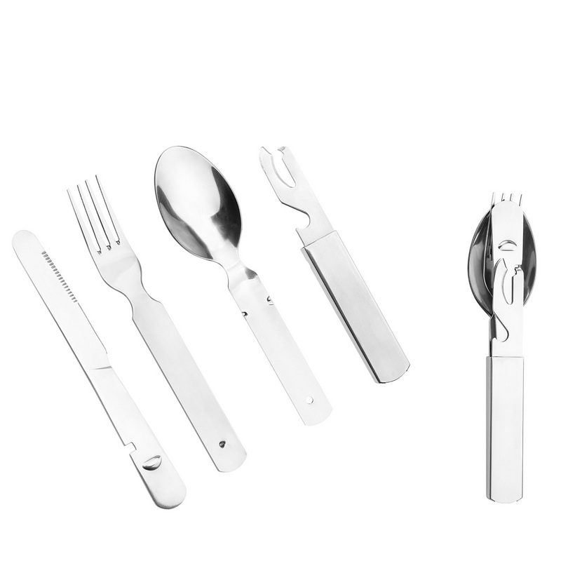 Folding Tableware Spoon Fork