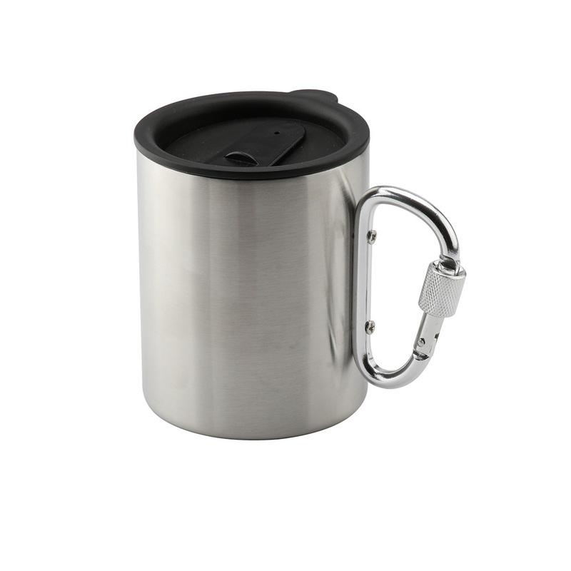 CT-8062 Aluminum Handle Outdoor Camping Coffee Mugs Stainless Steel Cup Travel Mug