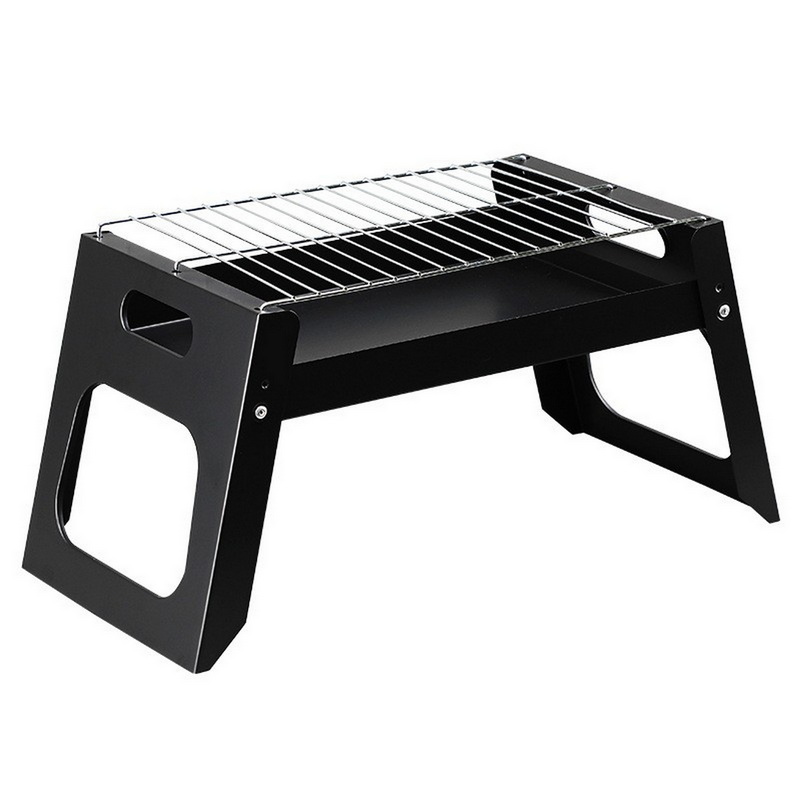 A-1608  Iron Electrophoresis Foldable Bbq Smoker Grill High Quality Charcoal Barbecue Grill