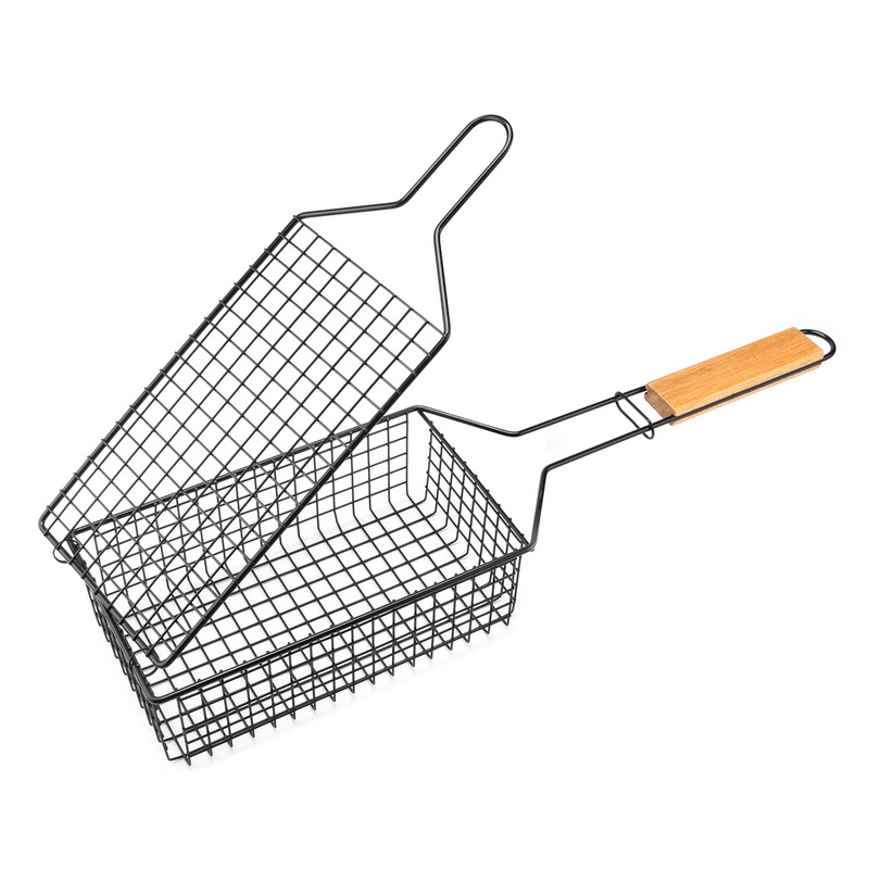 BBQ Long Handle Grill Basket