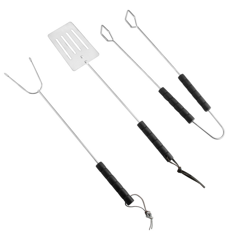 BS-3146B Grill Accessories Stainless Steel Bbq Tool Heavy Duty Outdoor Barbecue Set