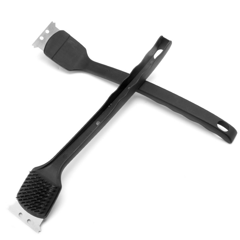 BBQ Grill Cleaning Brush With Scraper