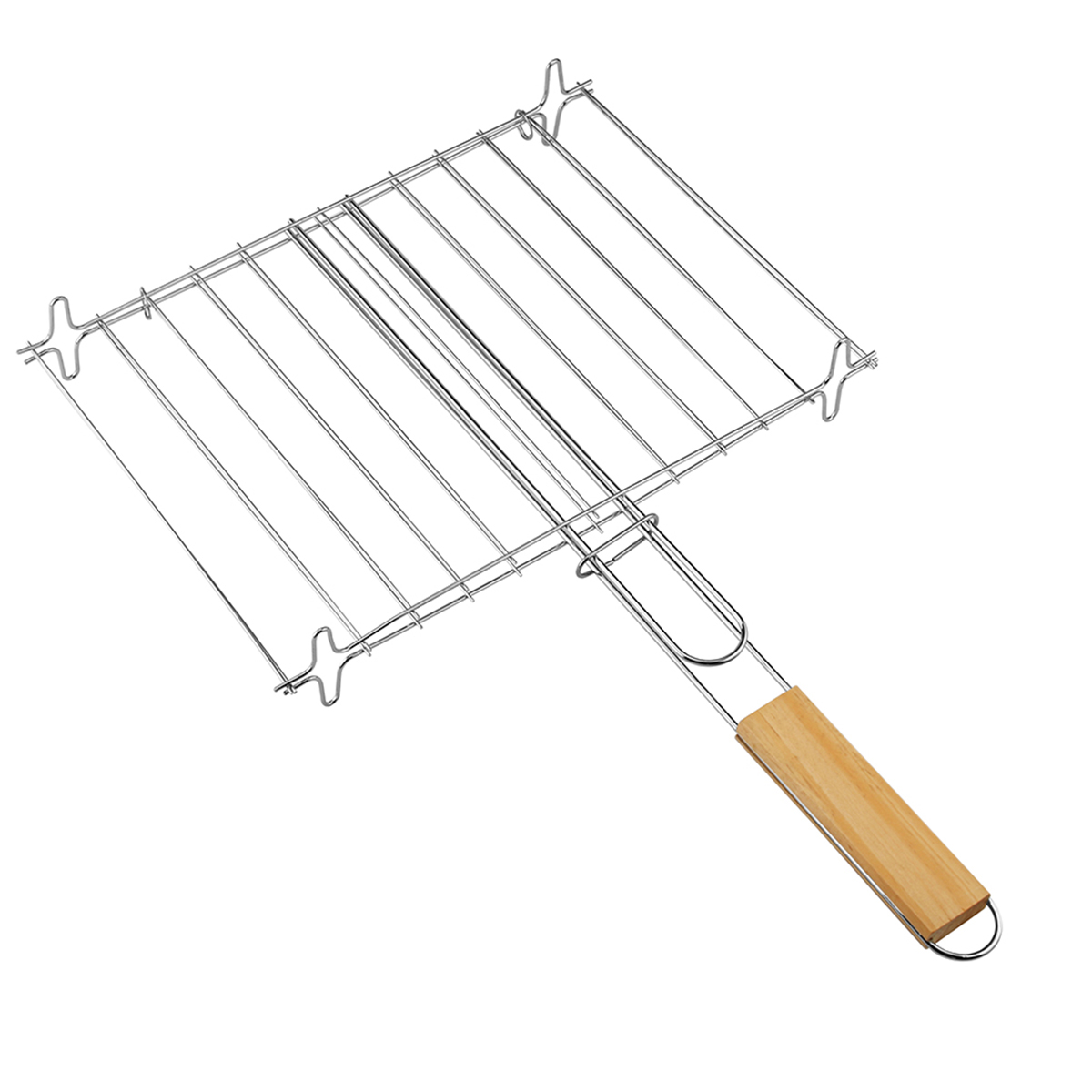 Outdoor Portable Iron Meat Grill Basket