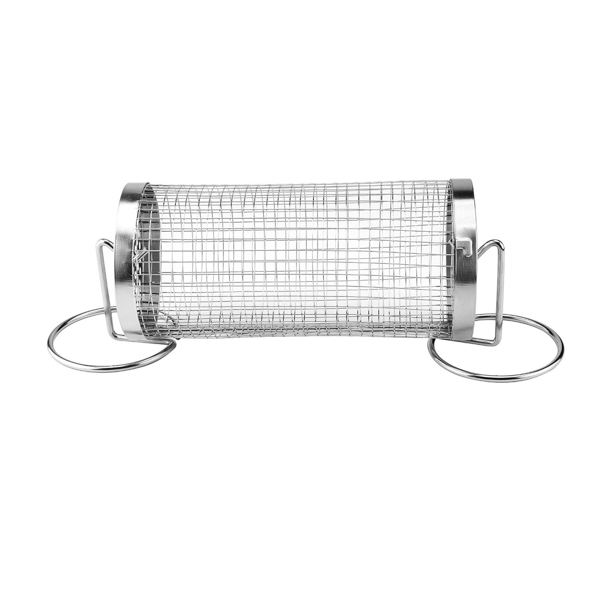 Round Rolling Bbq Griller Basket