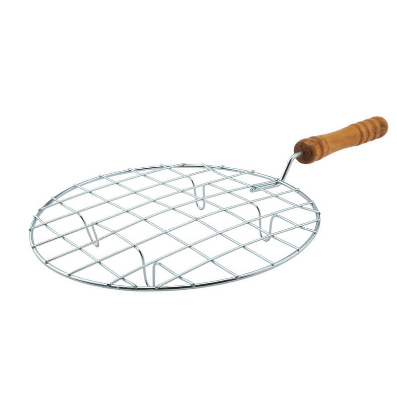BS-3207 Wood Cooling and Baking Barbecue Rack Roast Grill Barbecue Accessories Wire Mesh