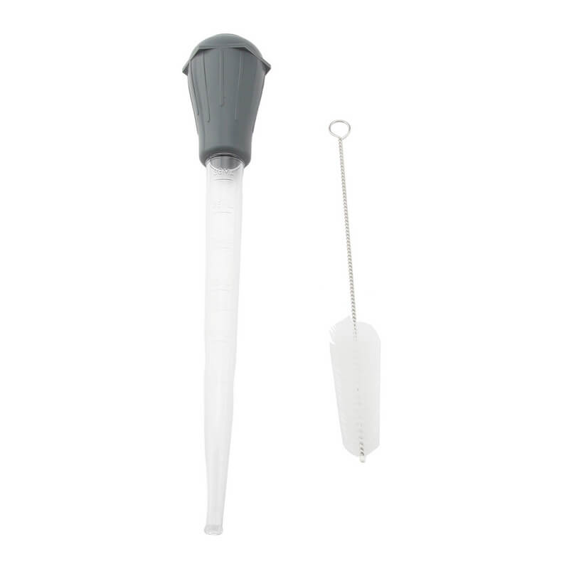 BS-3212 High Quality Oil Seasoning Pump Drip Oil Seasoning Turkey Needles With Brush