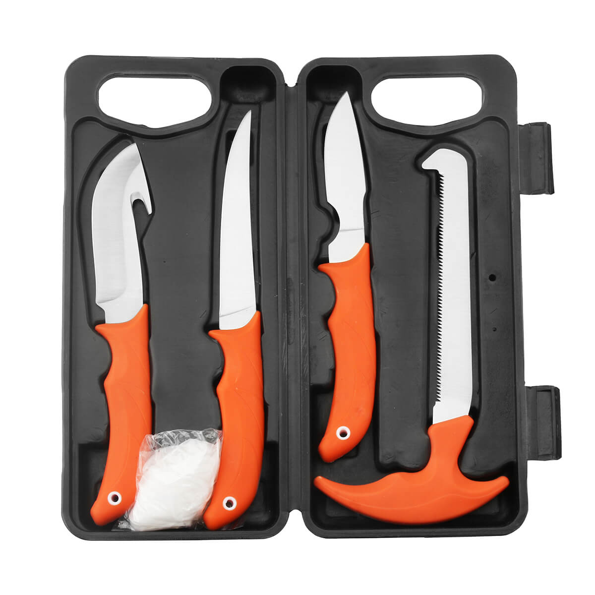 FK-7703 Outdoor Kitchen Non-Slip Handle Fishing Filleting 5PCS Fish Knives Tools Set