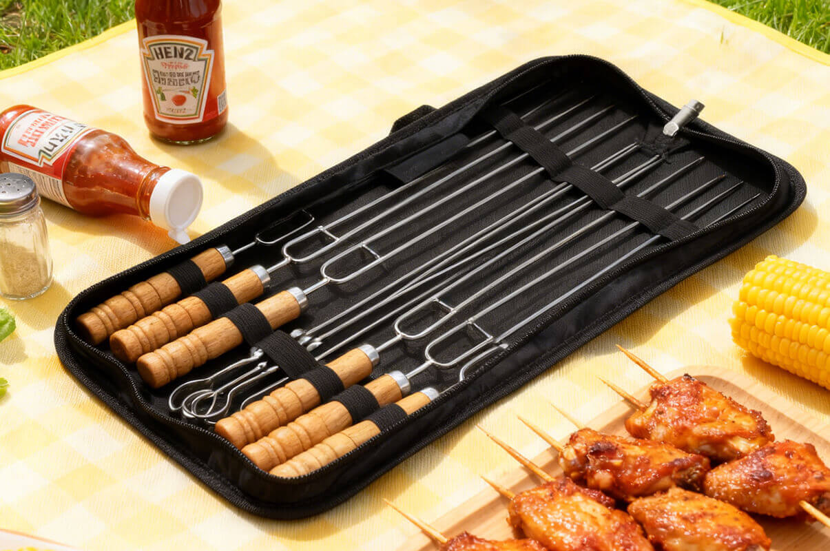 Stainless steel skewers: The 