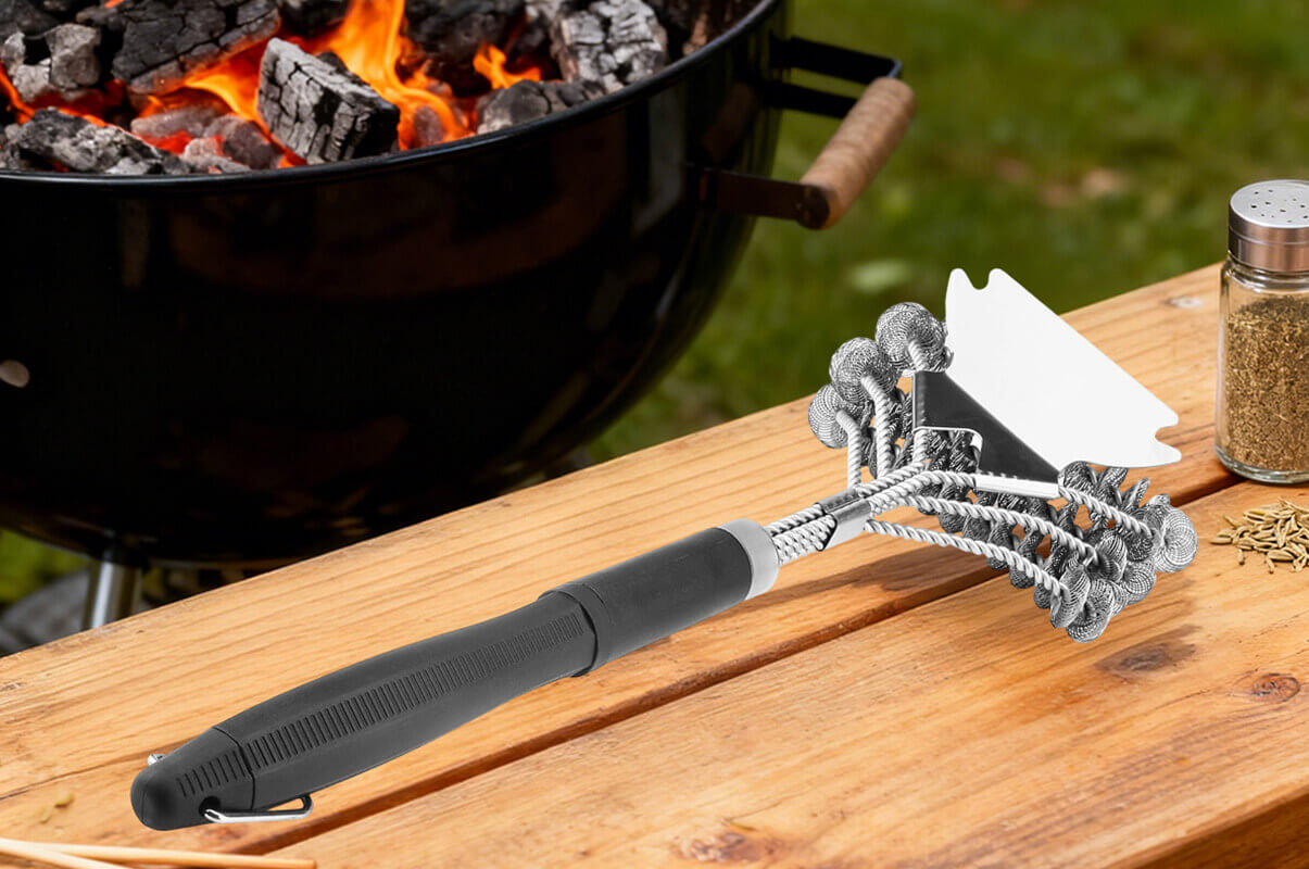 Grill Cleaning Helper - The Making, Usage and Precautions of the Steel Wire Grill Cleaning Brush