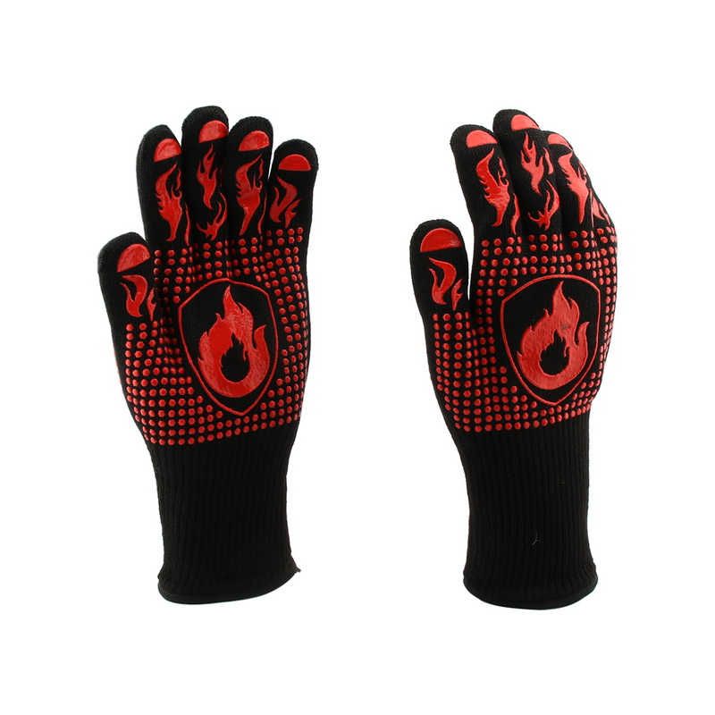 Hot Sale Restaurants Cooking Grill Gloves Silicone Kitchen Tools Heat Resistant BBQ Oven Gloves