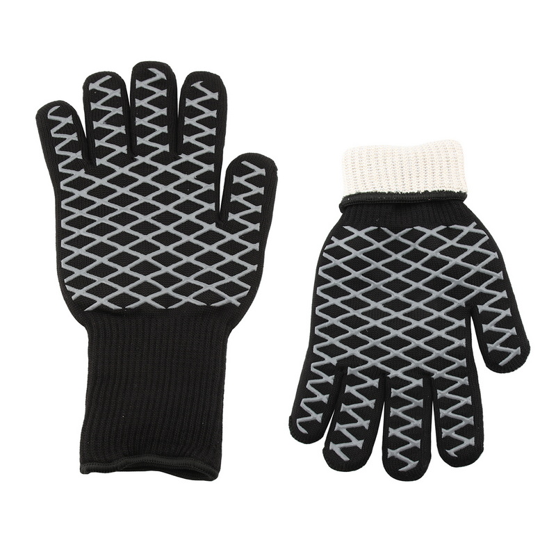 BQ-1561 Heat Resistant Glove Baking Barbecue High Temperature BBQ Baking Kitchen Gloves