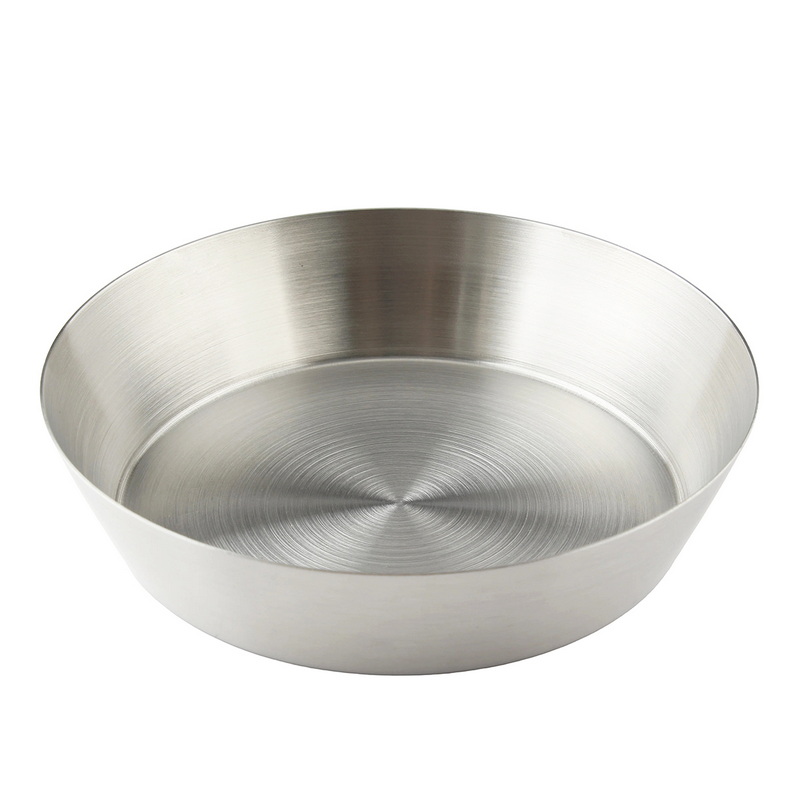 CT-8080 Stackable Stainless Steel Outdoor Camping Bowl Reusable Picnic Lightweight Hiking Bowl